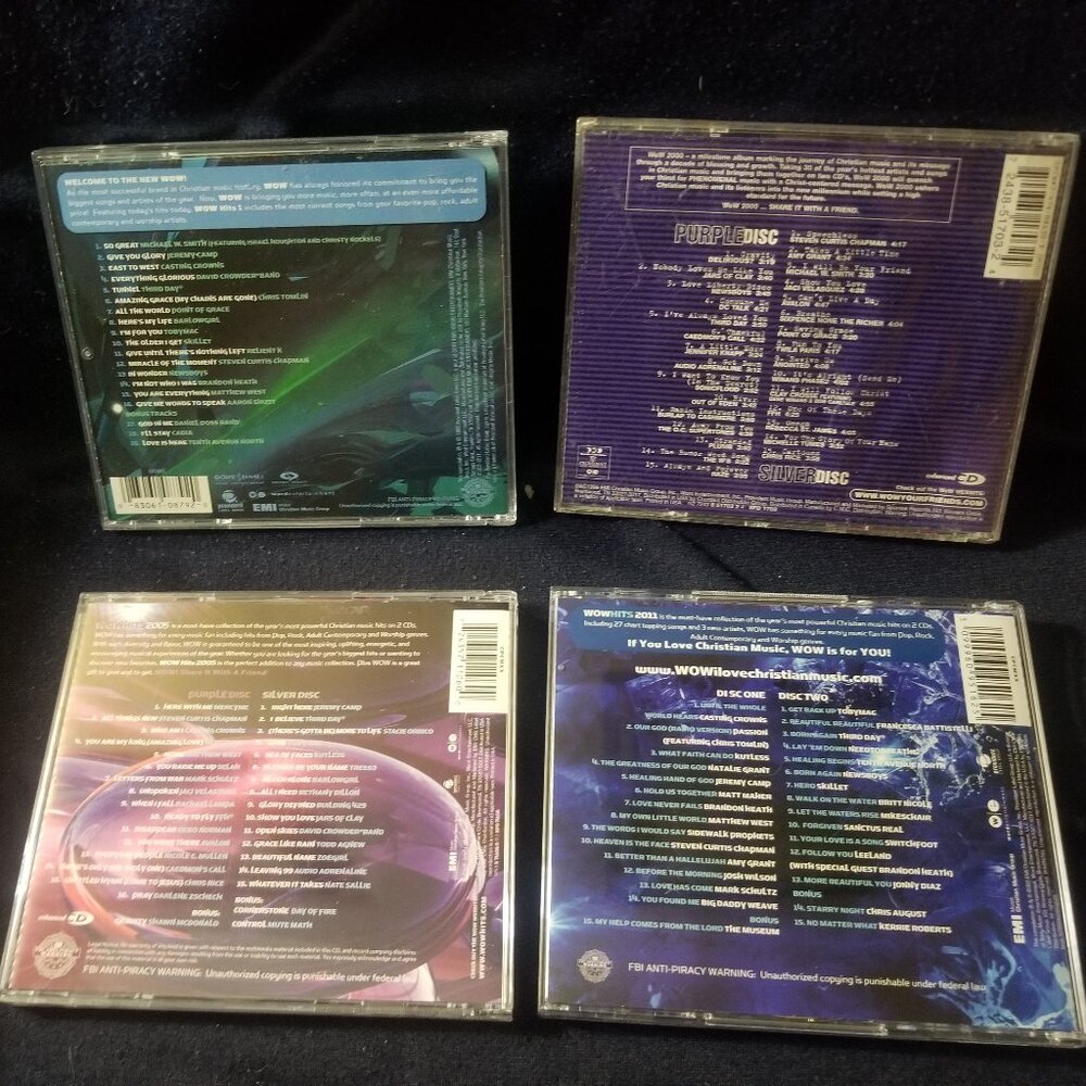 Four fun WOW Christian music hits CDs- great for road trips! - Picture 2 of 6